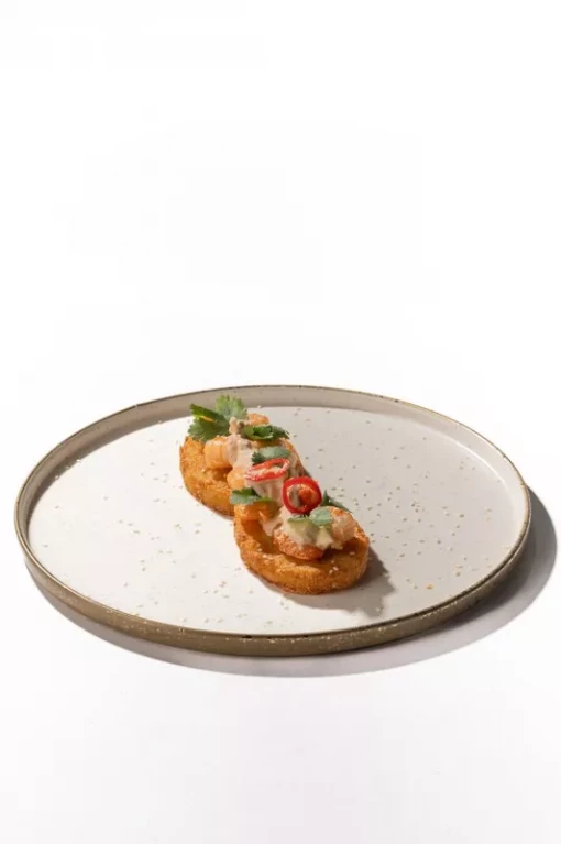 Хашбраун с креветкой