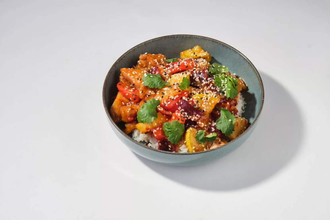 Курица в кисло-сладком соусе