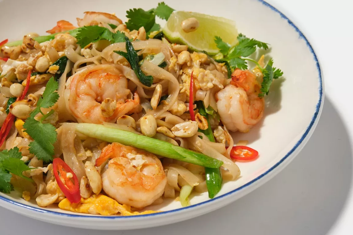 Пад-тай с креветками