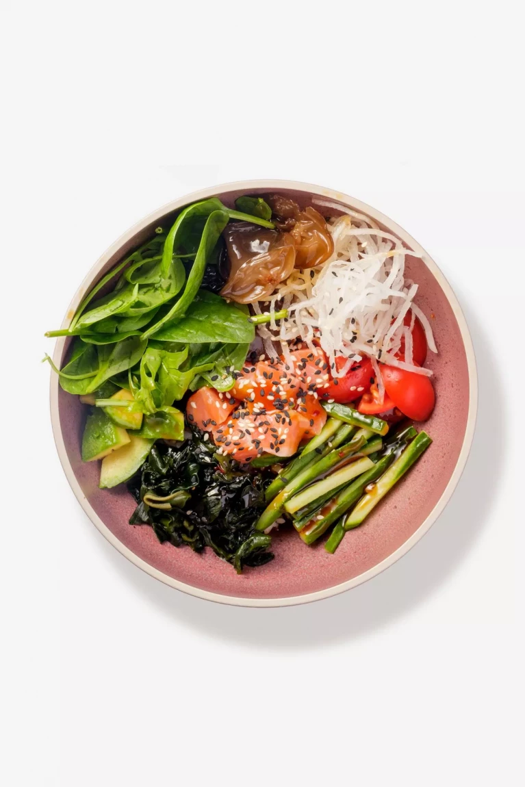 Поке с лососем