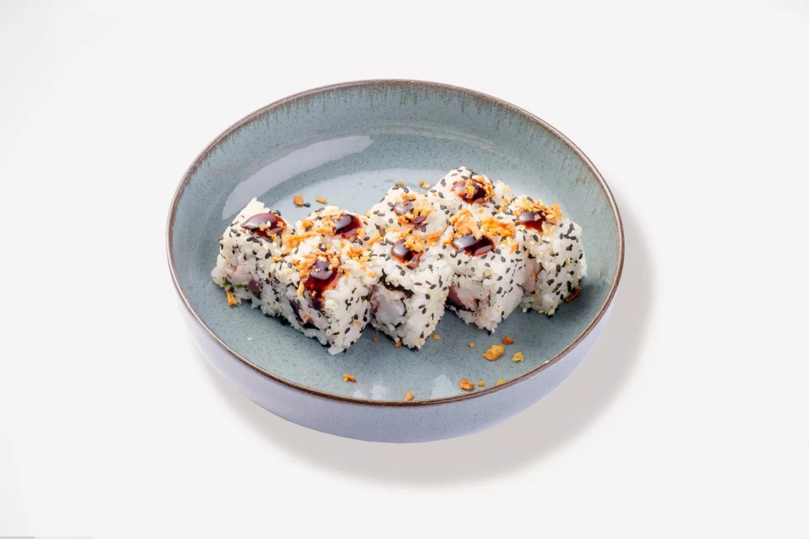 Ролл с тунцом и креветкой