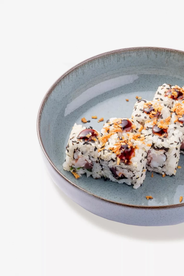 Ролл с тунцом и креветкой