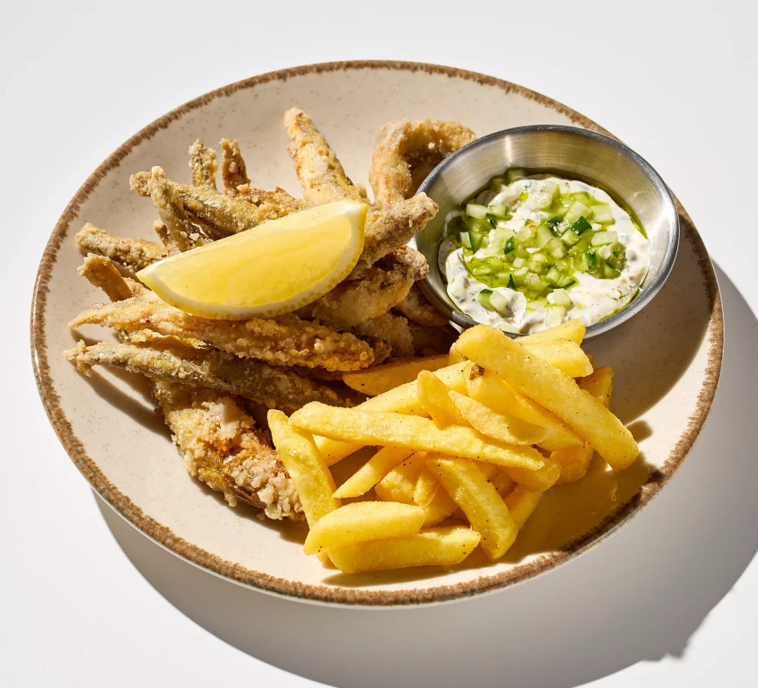 Жаренная корюшка в панировке