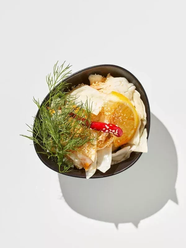 Салат капустный по-сычуаньски