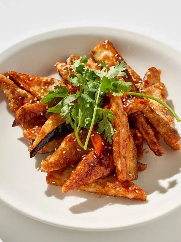 Хрустящие баклажаны по-сычуаньски