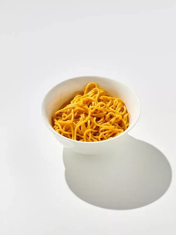 Лапша яичная с легким соевым соусом