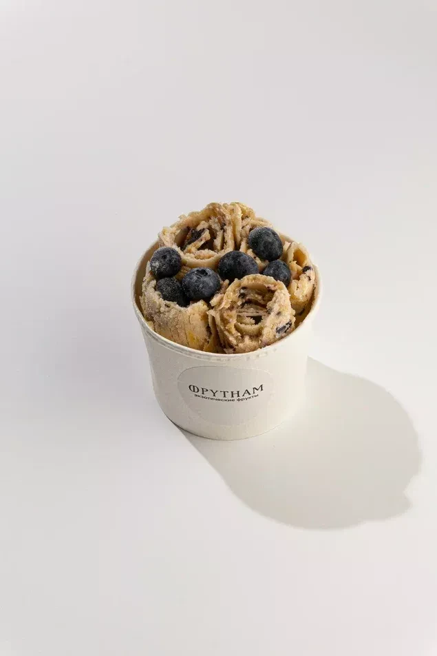 Мороженое банан-голубика,маракуйя