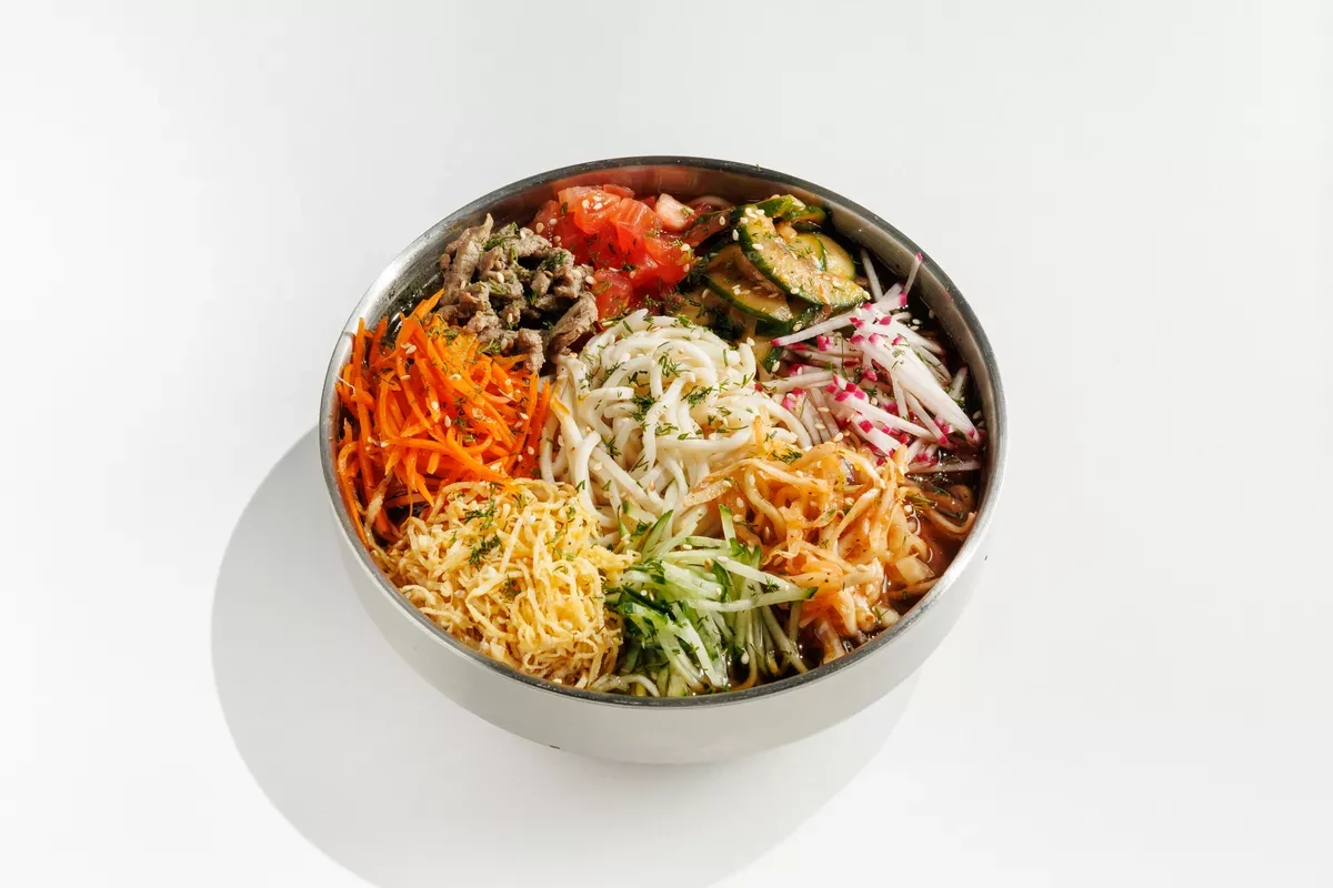 Куксу с курицей