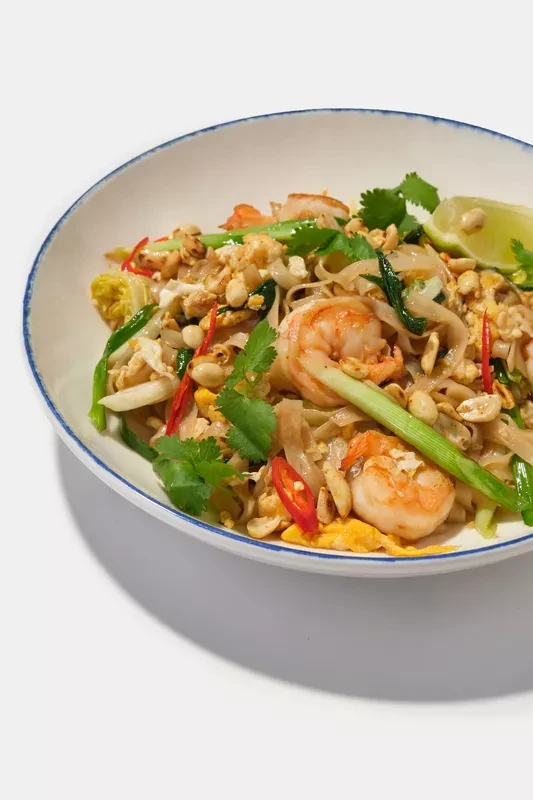 Пад-тай с креветками