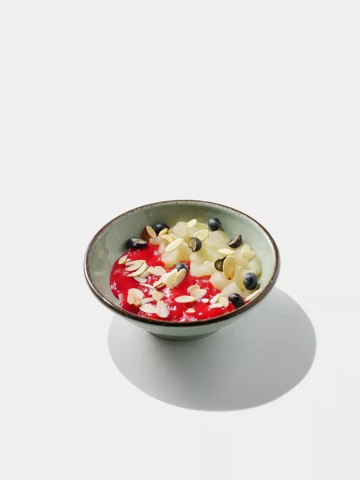 Рисовая каша с фруктами