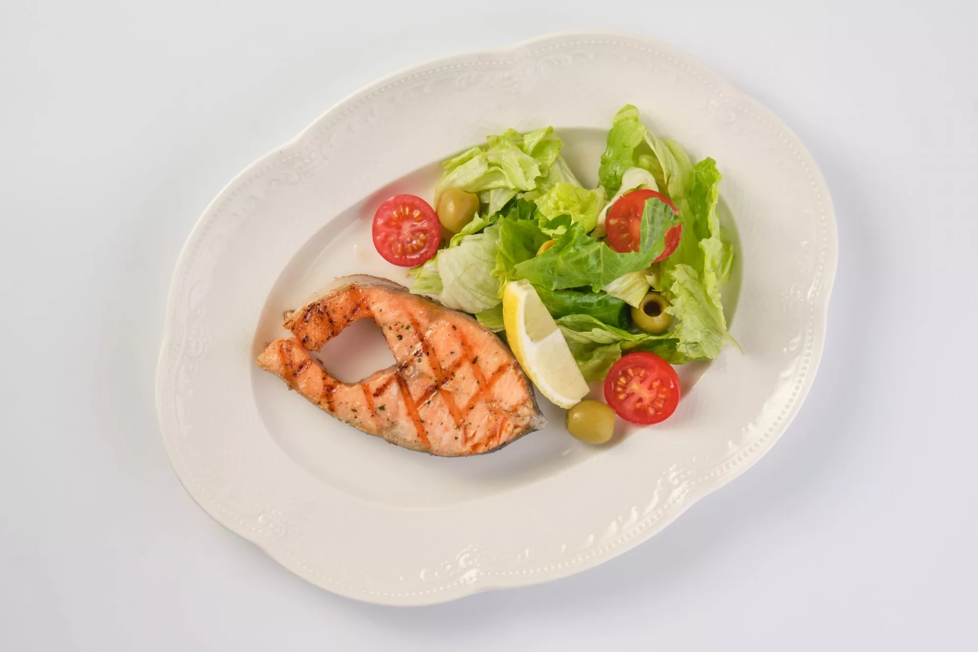 Стейк форель