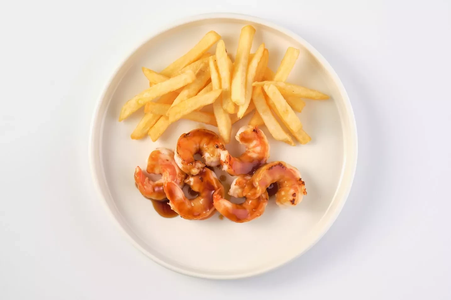 Жареные креветки  6шт