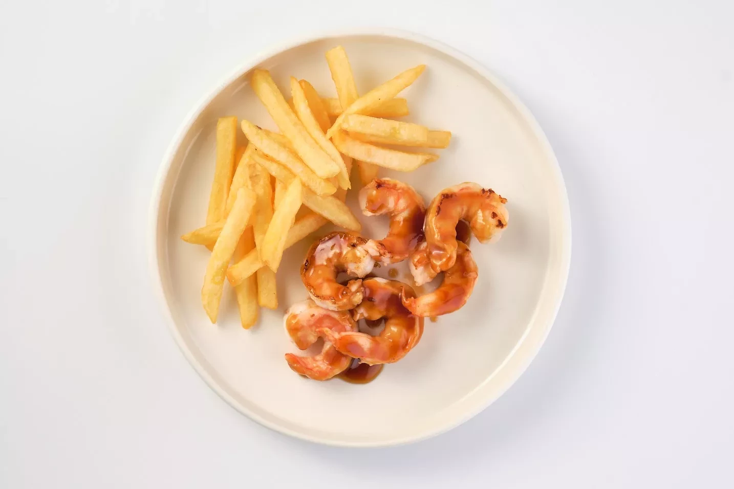 Жареные креветки  6шт