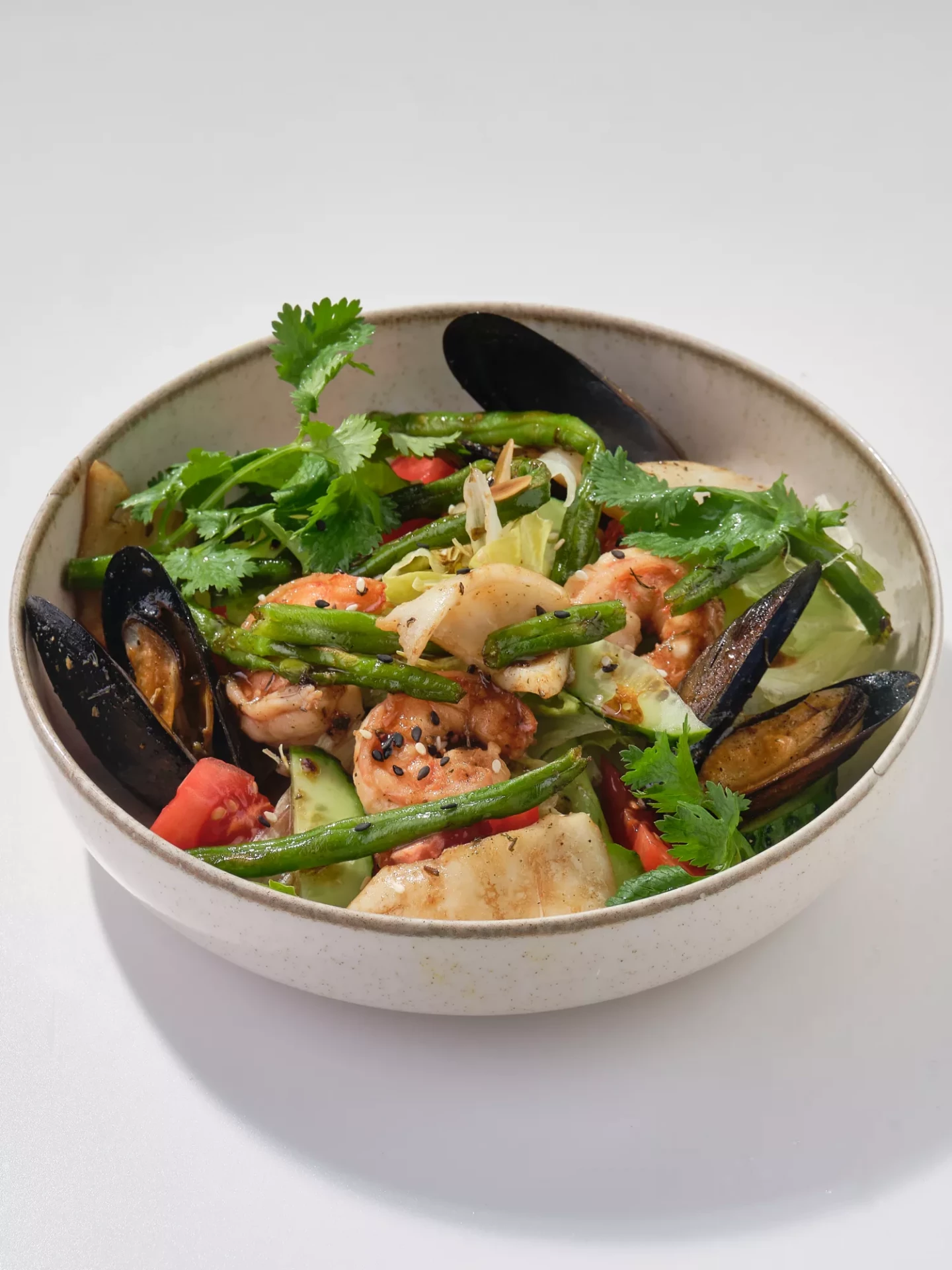 Салат с морепродуктами