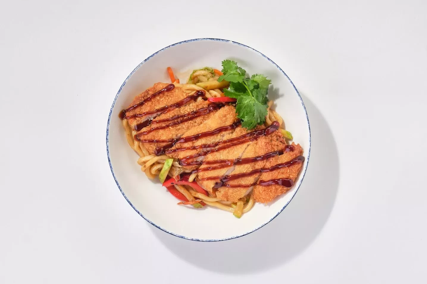 Свинина Тонкацу с лапшой