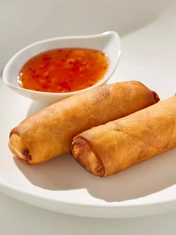 Спринг-роллы с креветками 2шт