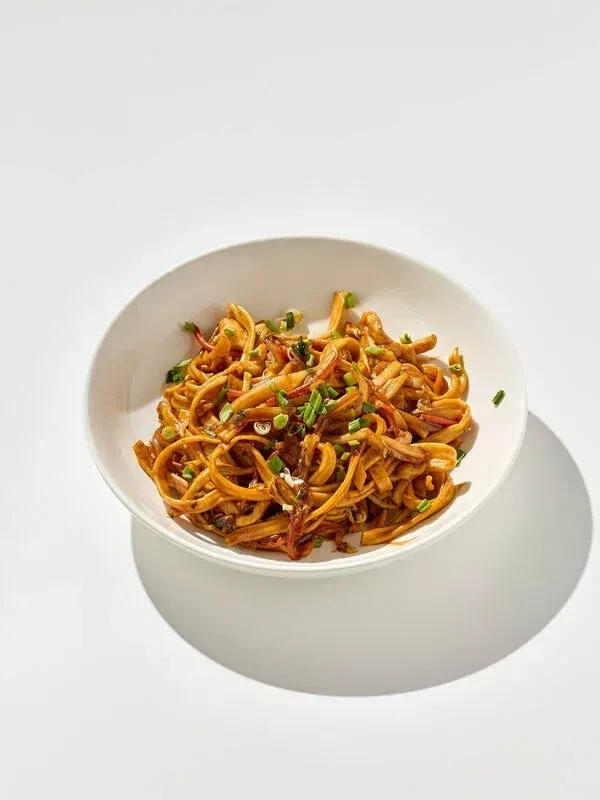 Лапша яичная с курицей