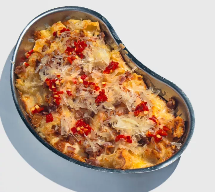 Мак энд чиз с беконом