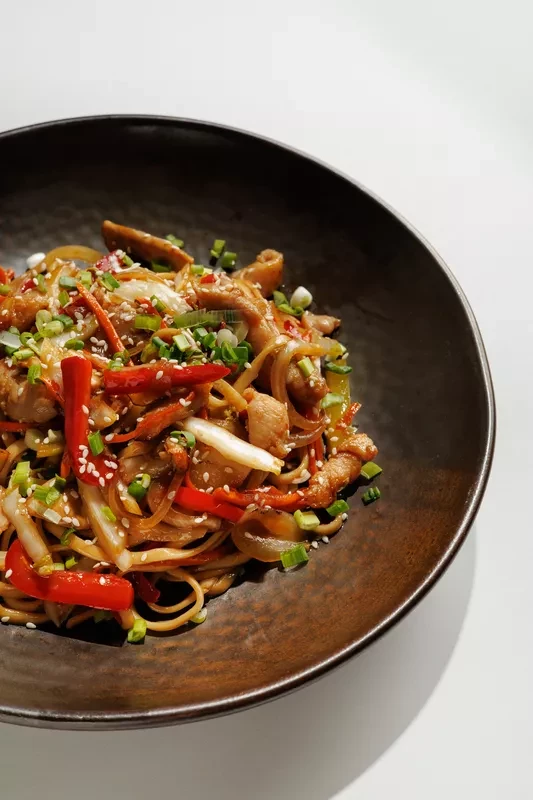 Удон с курицей классика